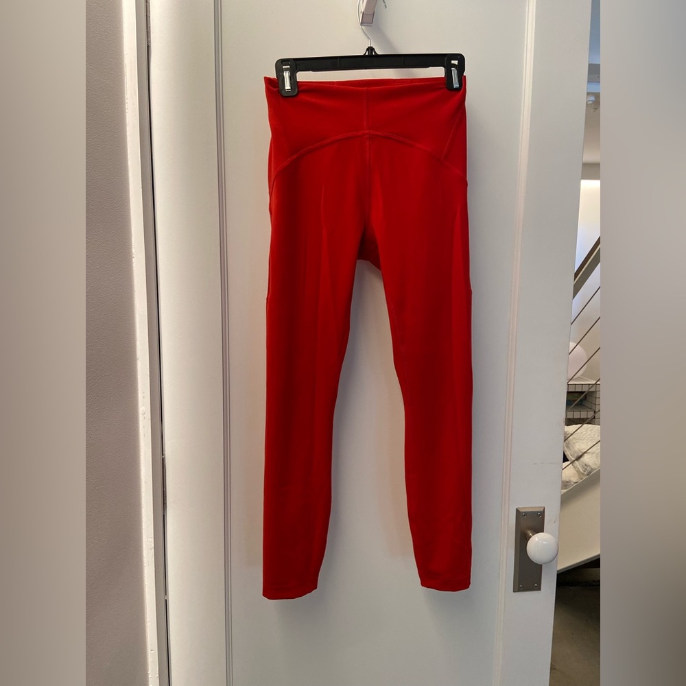 Lululemon Vibrant Red Leggings